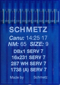 Иглы для промышленных машин Schmetz DBx1 SERV7 №65