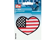 Аппликация  Prym 926030 Сердце/флаг