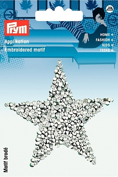 Аппликация  Prym 926630 Звезда из страз