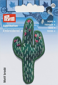 Аппликация  Prym 926674 Кактус с цветами