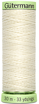 Нитки Gutermann Top Stitch 001