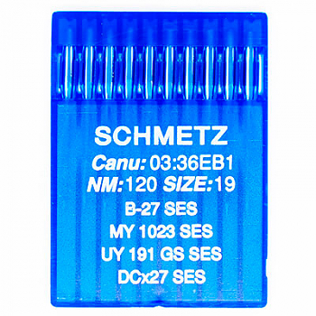 Иглы для промышленных машин Schmetz DCx27 SES №120