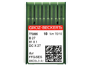 Иглы для промышленных машин Groz-Beckert DCx27 FFG/SES (Bx27FFG) №70/10